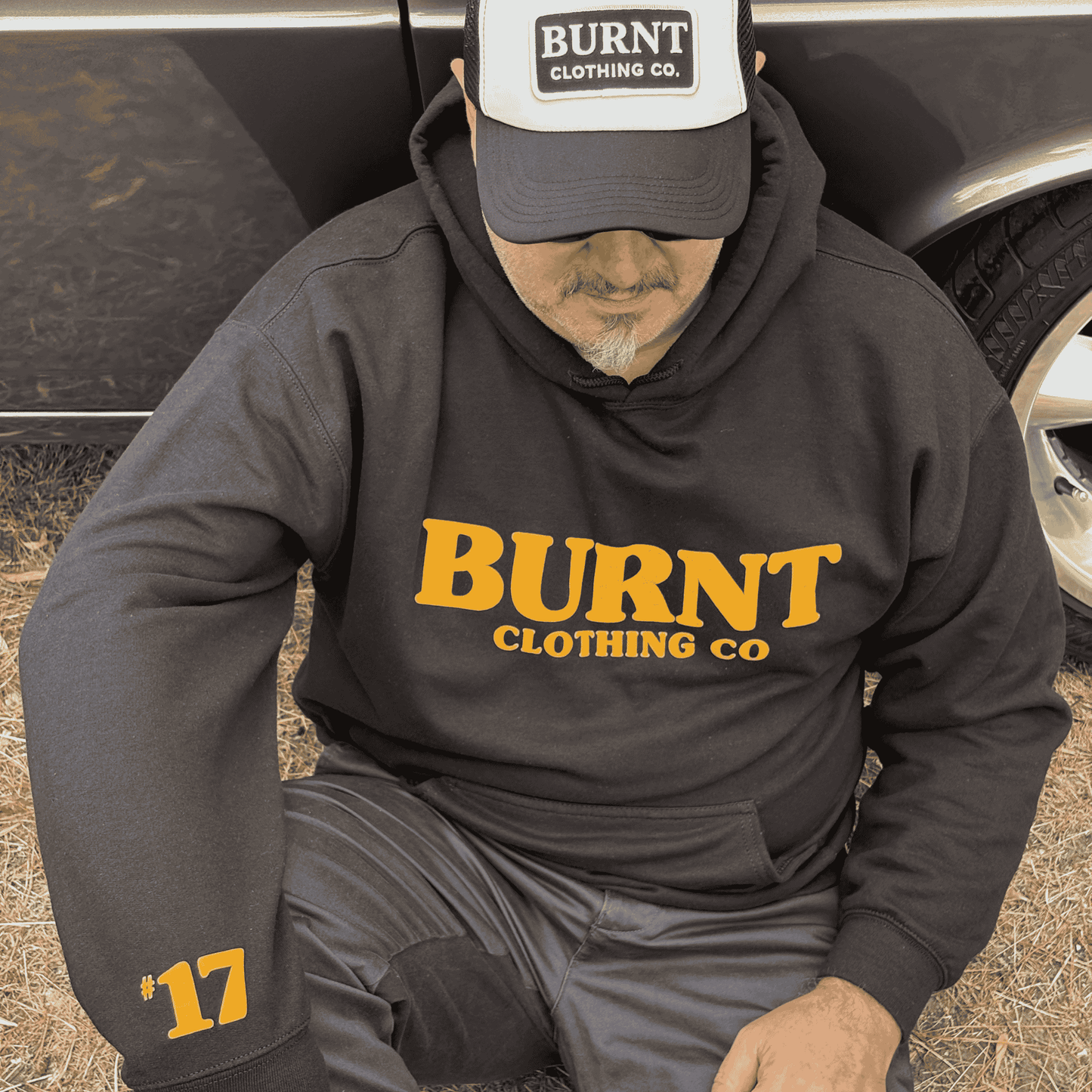 The Lucky #17 Origin Hoodie - ORANGE PUFF!