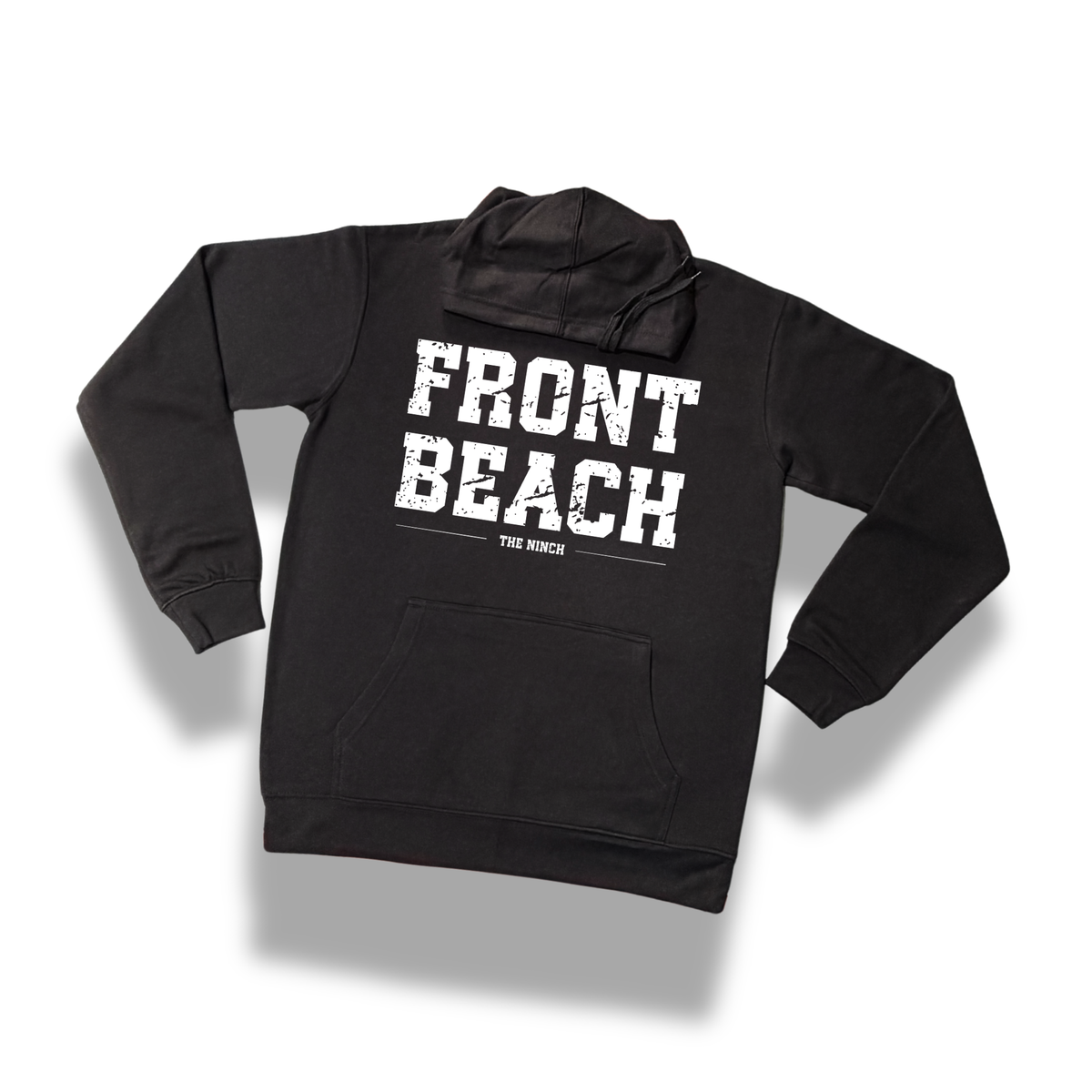Front Beach / Back Beach Hoodie – Black