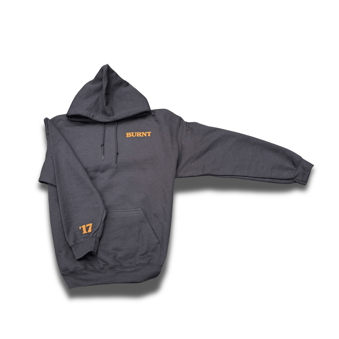 The Lucky #17 Origin Hoodie - Orange Lettering