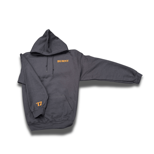 The Lucky #17 Origin Hoodie - Orange Lettering
