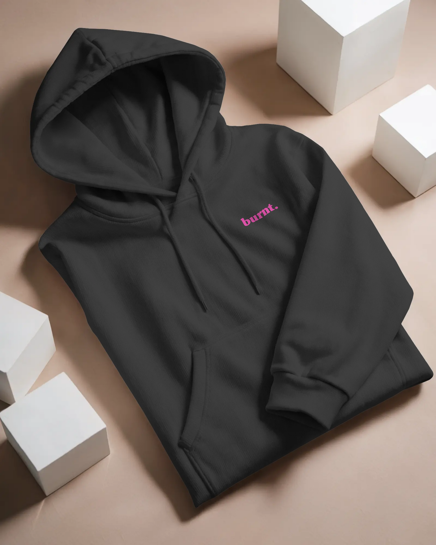 undiagnosed. Unicorn Hoodie - Black/ Pink