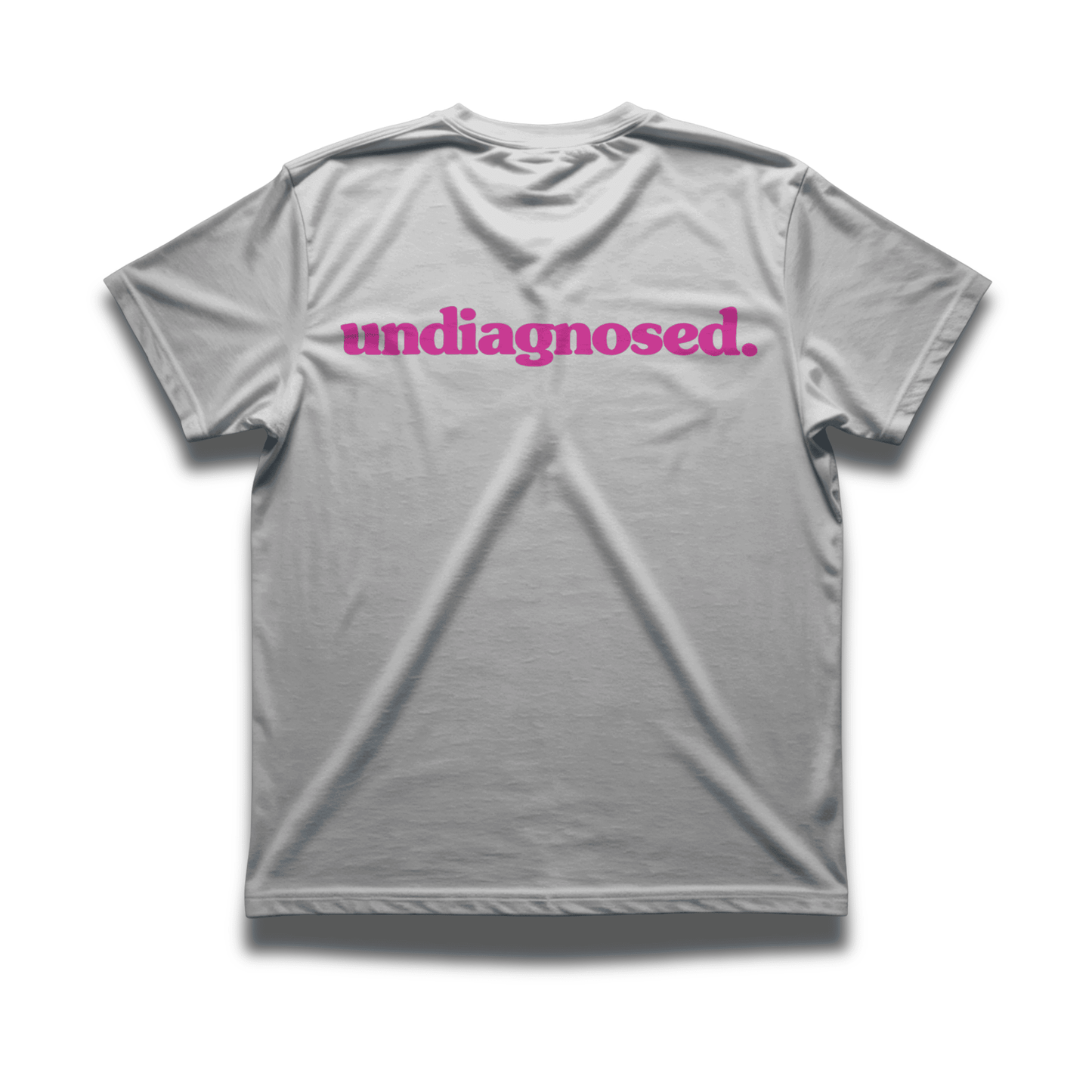 undiagnosed. Tee - White/ Pink
